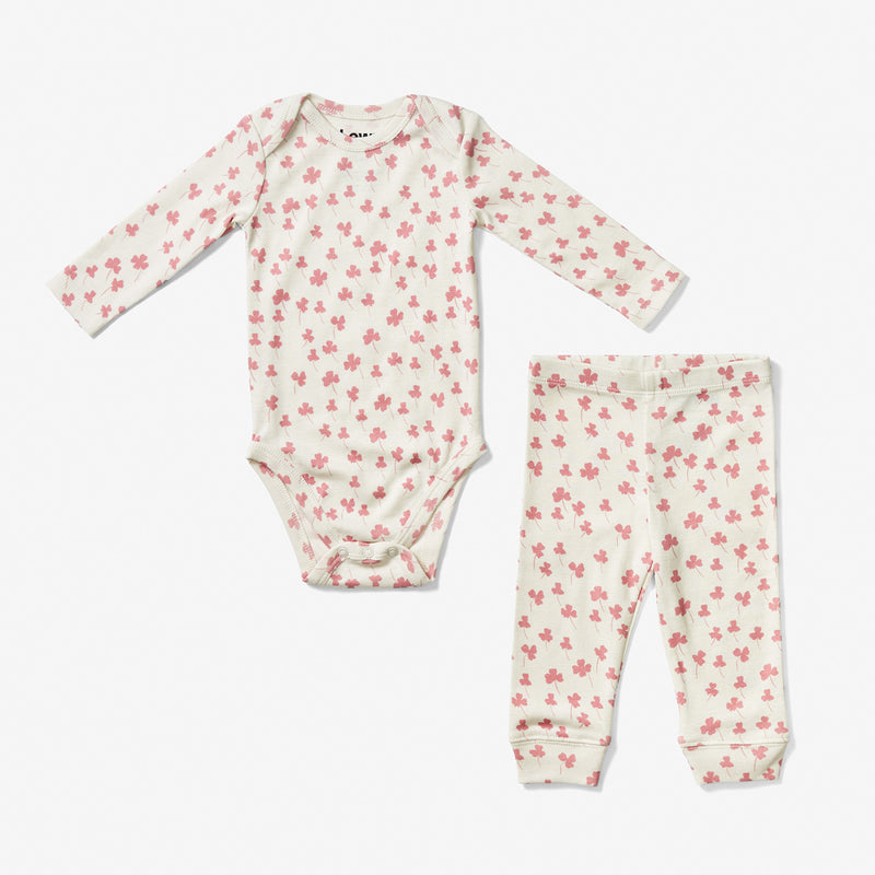 Onesie + Pant Set - Clover | Sweet Pea