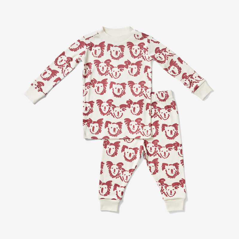 Pajama Set - Koala | Mulberry