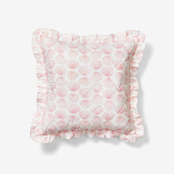 Ruffle Pillow Sham - Scallop | Blush