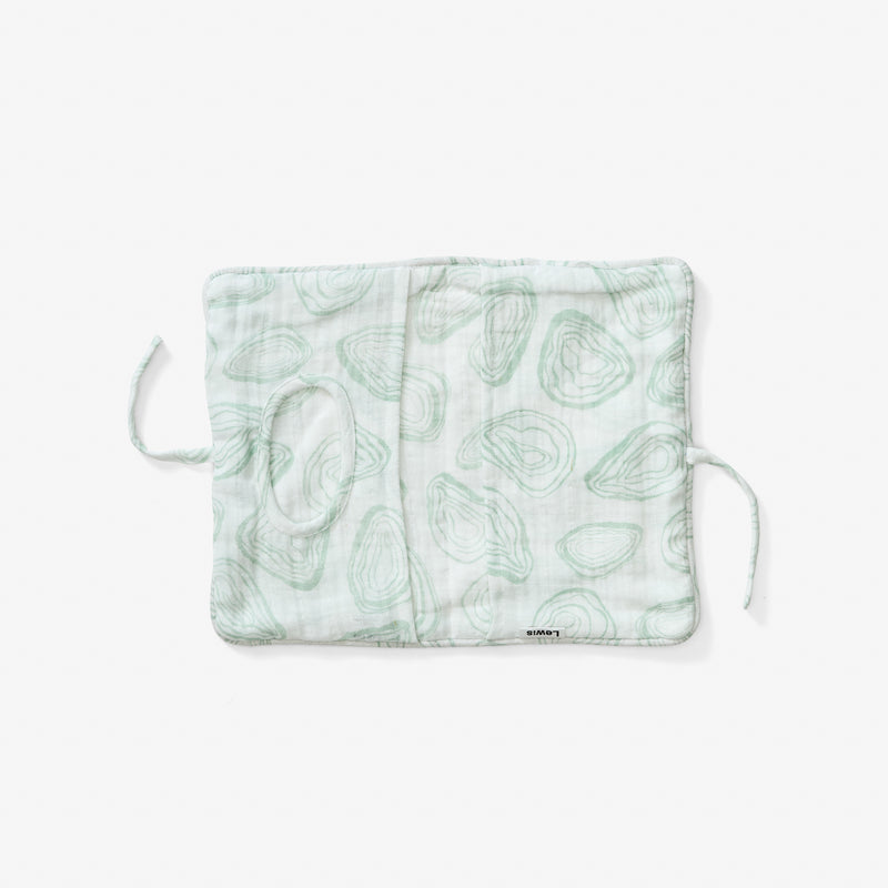 Wipes + Diaper Case - Oyster | Agave