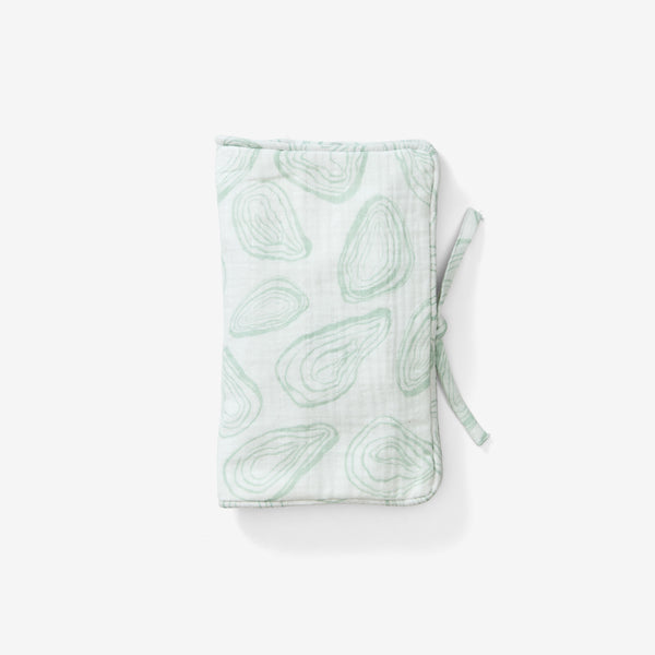 Wipes + Diaper Case - Oyster | Agave