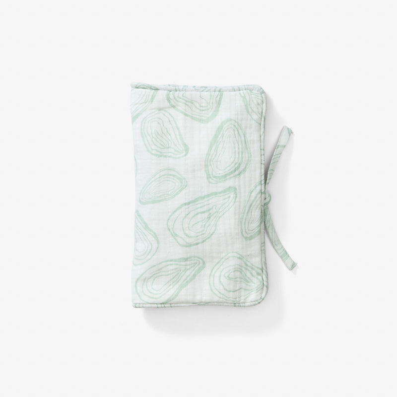 Wipes + Diaper Case - Oyster | Agave