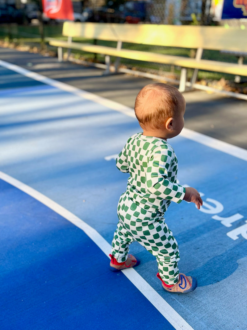 Onesie + Pant Set - Checker | Juniper