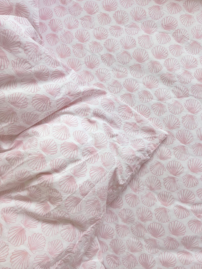 Quilted Pillow Sham - Scallop | Blush