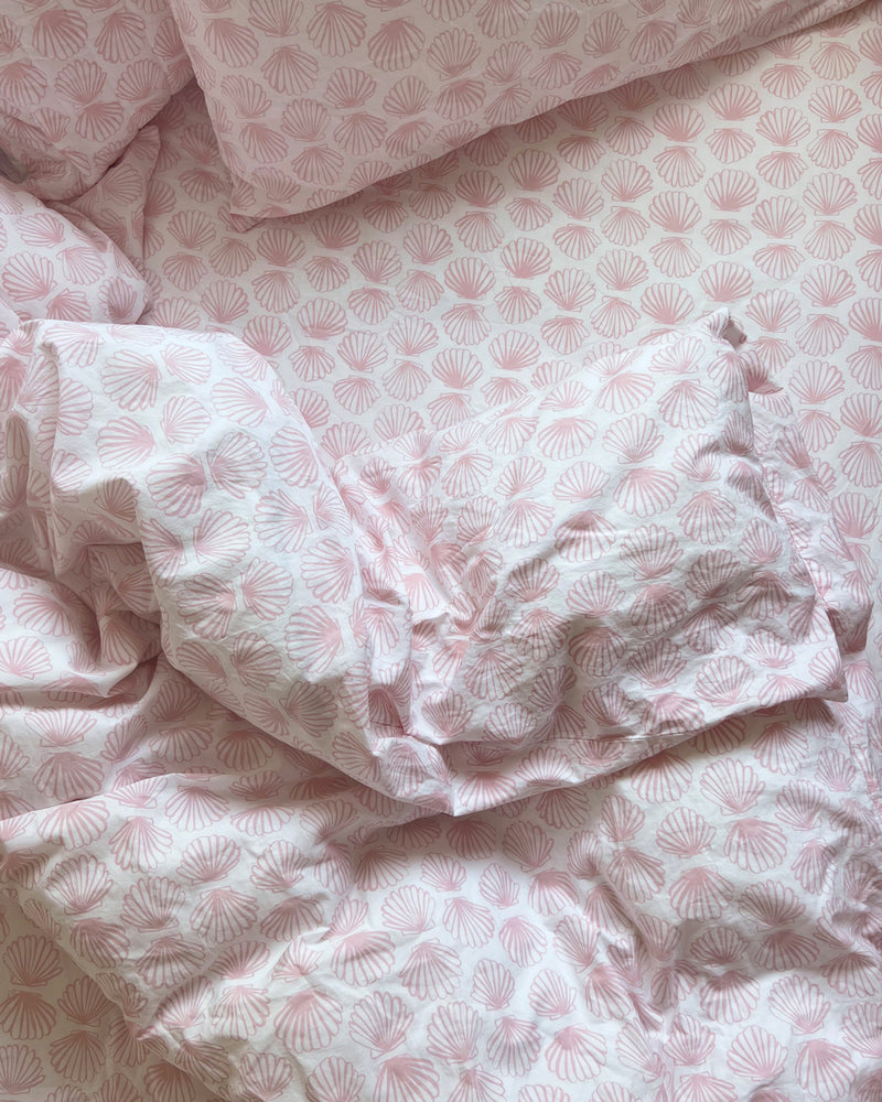 Quilted Pillow Sham - Scallop | Blush