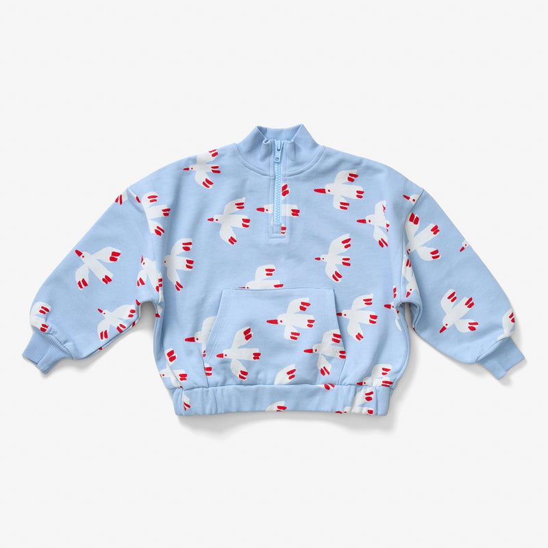 Quarter Zip - Bird | Sky