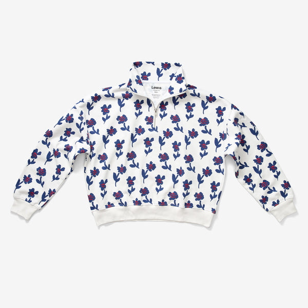 Women's Quarter Zip - Fleur | Denim