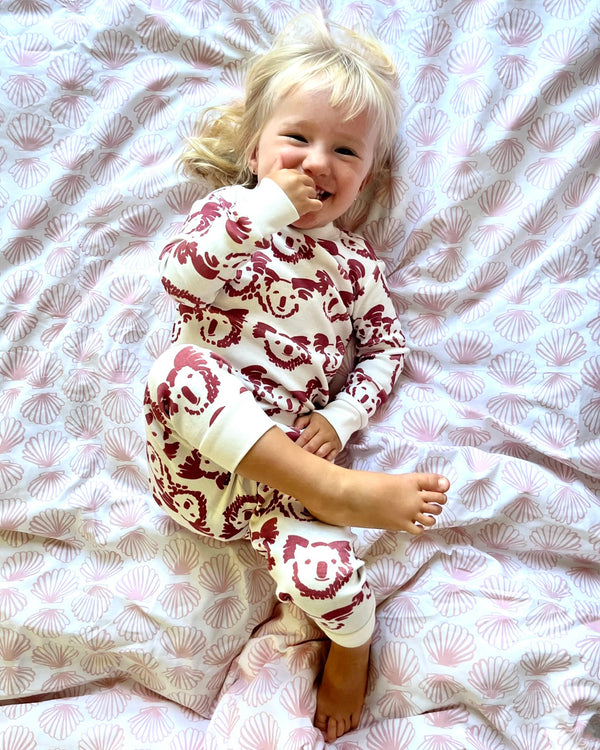 Pajama Set - Koala | Mulberry