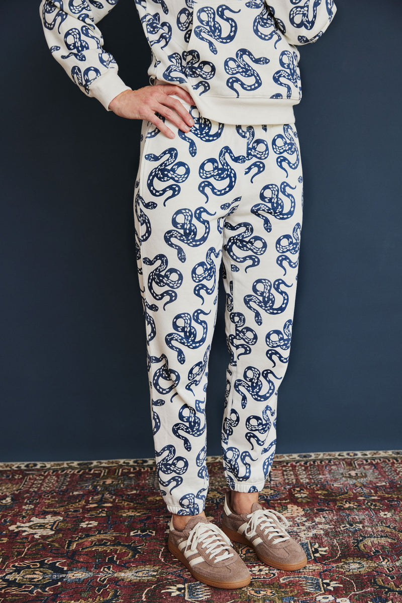 Women's Sweatpants - Snake | Denim