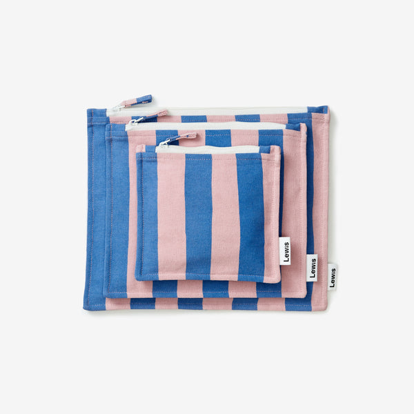 Zip Pouch Set - Stripe | Parfait