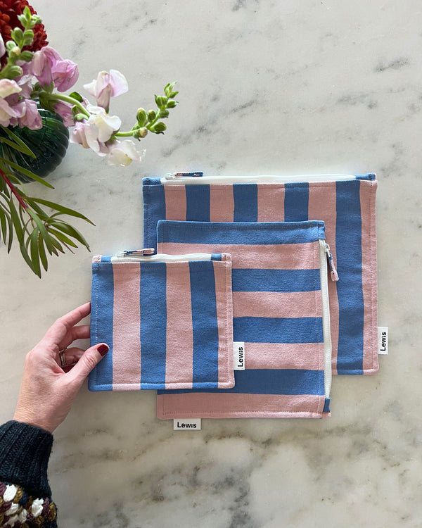 Zip Pouch Set - Stripe | Parfait