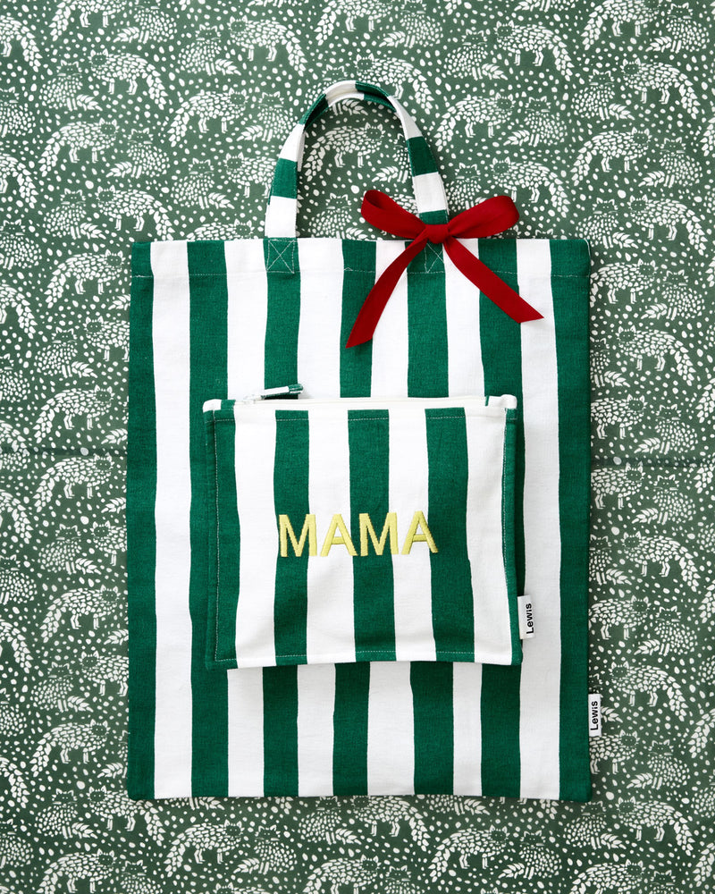 Zip Pouch - MAMA | Stripe